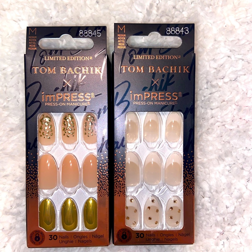 SOLD KISS TOM BACHIK x imPRESS Press-On Nails bundle